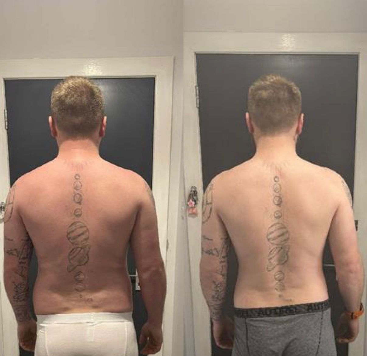 Stag Fitness before and after training